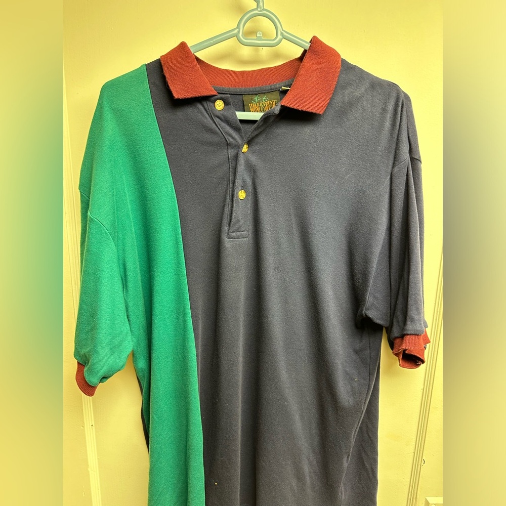 Colour-Block Polo Shirt